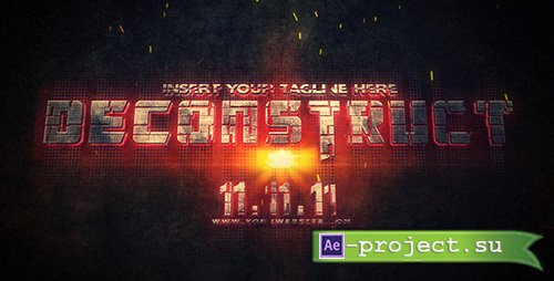 Videohive: Deconstruct - Project for After Effects 