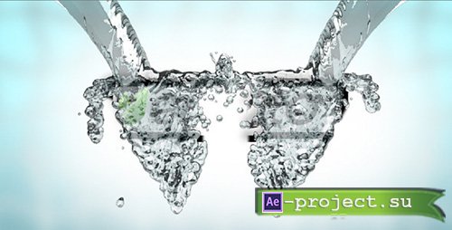 Videohive: water splash logo Reveal - Project for After Effects 