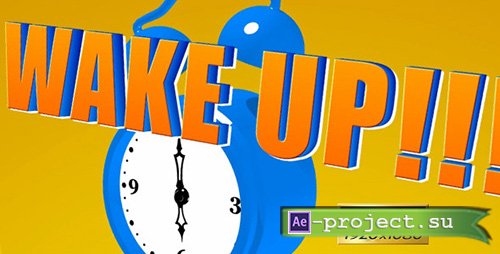 Videohive: Cartoon Alarm Clock - Project for After Effects 