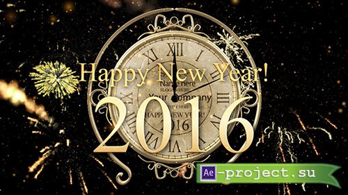 Videohive: New Year Countdown Clock 2016 - Project for After Effects