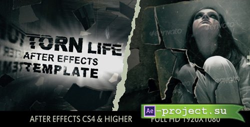 Videohive: Torn Life - Project for After Effects