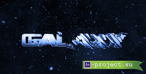 Videohive: Galaxy Intro - Glass Logo Reveal - Project for After Effects 