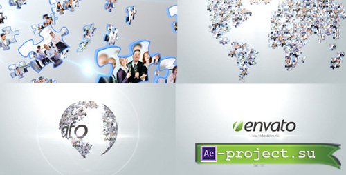 Videohive: Corporate Puzzles World - Project for After Effects