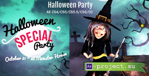 Videohive: Halloween Party/Wish - Project for After Effects