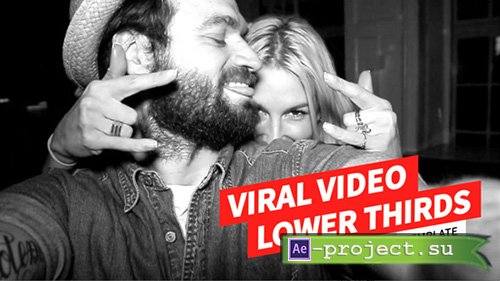 Videohive: Viral Video Lower Thirds Template - Project for After Effects 