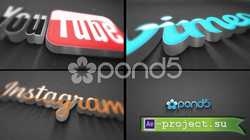 Pond5: 3D Logo Energetic - Project for After Effects