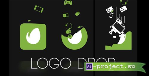 Videohive: Logo Drop - Project for After Effects 