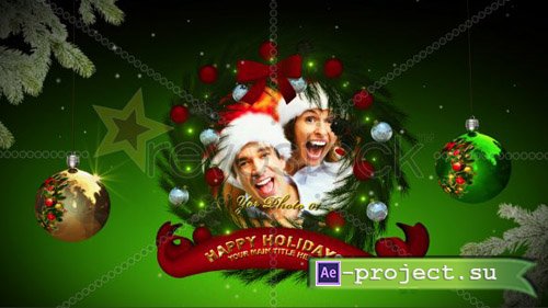 Revostock: Christmas Wreaths Memories - Project for After Effects 