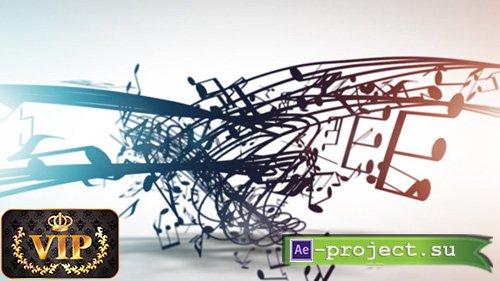 Videohive: Musical Notation Logo Reveal - Project for After Effects