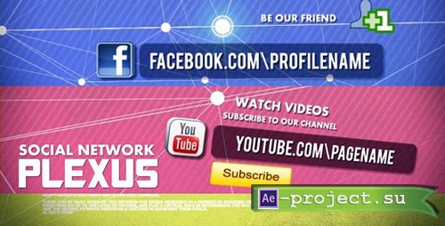 Videohive: Social Network - Project for After Effects 