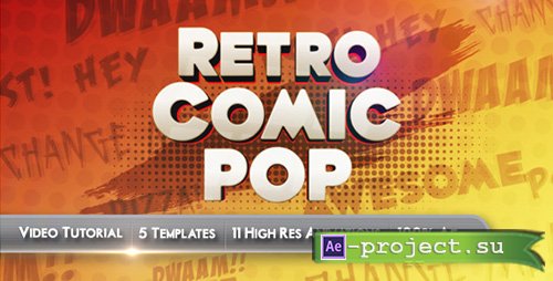 Videohive: Retro Comic Pop - Project for After Effects