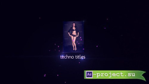 Videohive: Techno Titles - Project for After Effects 