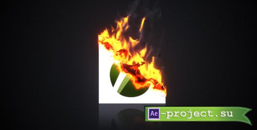 burning paper logo download after effects project motion array