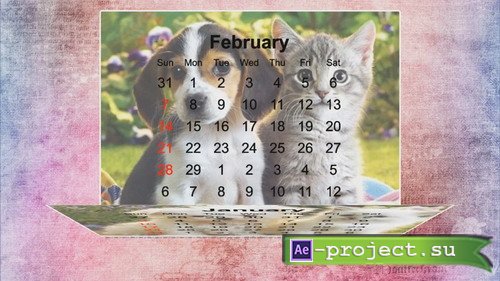 Wall calendar style - Project for Proshow Producer