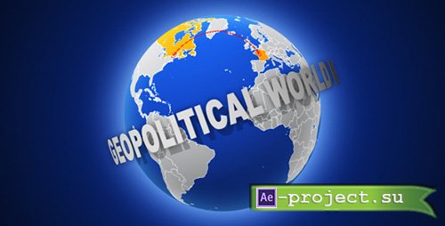 Videohive: Geopolitical World Map - Project for After Effects 
