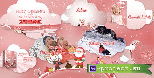 Videohive: Christmas Vector Bundle - Project for After Effects 