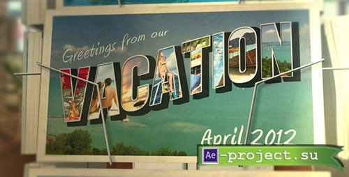 Videohive: Postcard Vacation - Project for After Effects 
