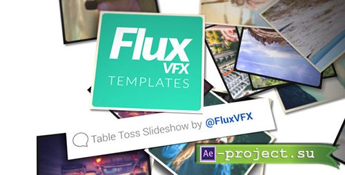 Videohive: Table Toss Slideshow - Project for After Effects 