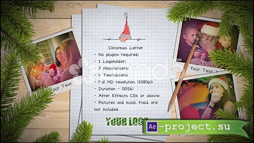 pond5: Christmas Letter - Project for After Effects 