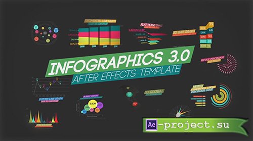 FluxVfx: Infographics V3 - After Effects Template 