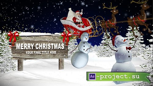 Pond5: Magical Christmas Night - Project for After Effects 