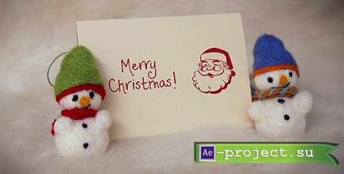 Videohive: Felt Christmas & New Year Greetings - Project for After Effects