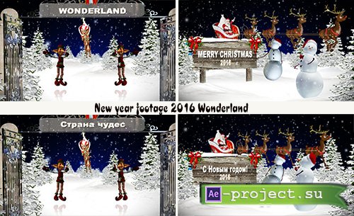 New year footage 2016 Wonderland (Eng-Rus)