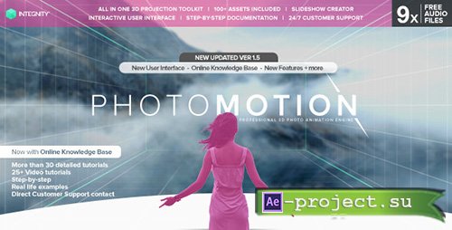 Videohive: PhotoMotion - Professional 3D Photo Animator - Project for After Effects