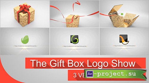 Videohive: The Gift Box Logo - Project for After Effects 