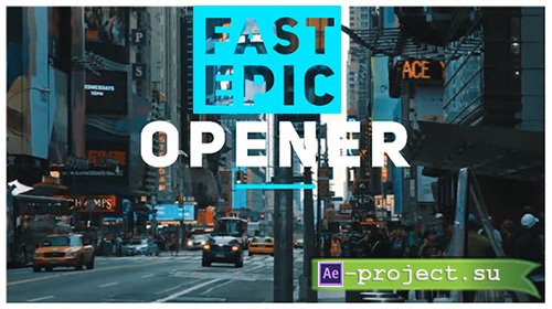 Motion Array: Fast Epic Promo - Project for After Effects 