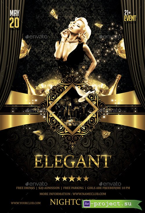  Graphicriver - Elegant Party Flyer 14402478