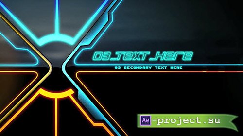 BlueFX: Tron Ignition - After Effects Template 