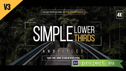 Videohive: Lower Thirds 14001213 - Project for After Effects 