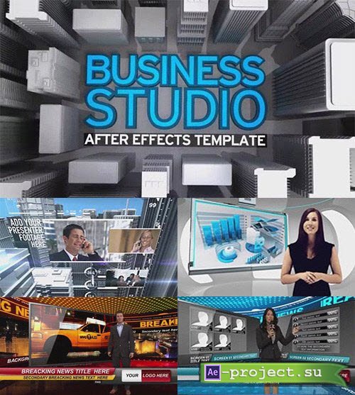 BlueFX: The Virtual Studio Bundle - After Effects Template