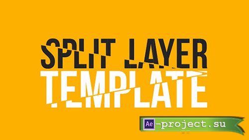 Split Layers - After Effects Template