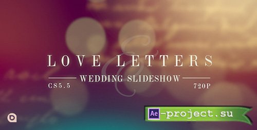 Videohive: Love Letters Slideshow - Project for After Effects 