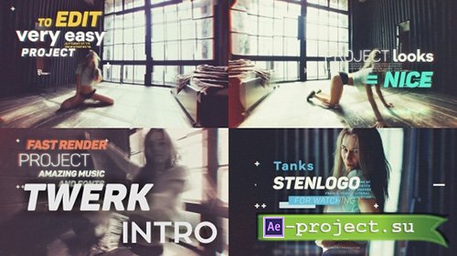 Videohive: Twerk Intro - Project for After Effects