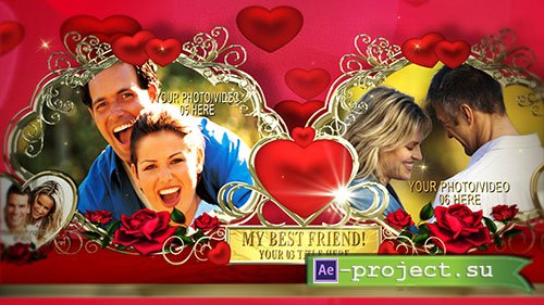 pond5: Our Valentines Popping Album - After Effects Template 