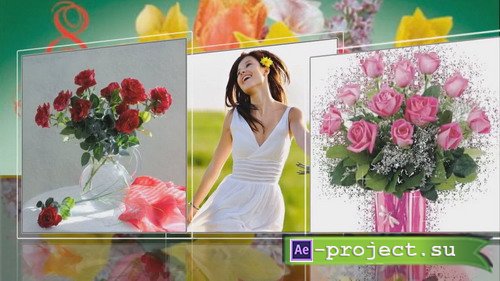 Give women the flowers - Project for Proshow Producer