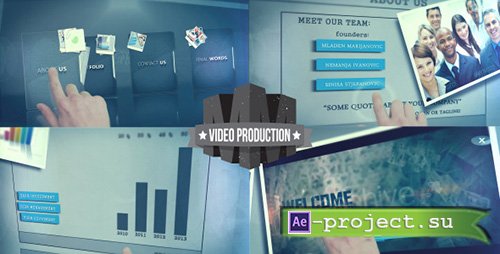 Videohive: Touch Screen Presentation - Project for After Effects 