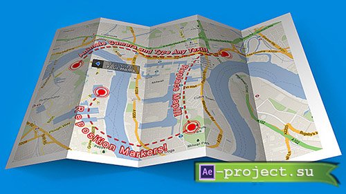 Videohive: Map Mockup - Project for After Effects