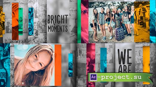 Videohive: Slide Color Line - Project for After Effects 