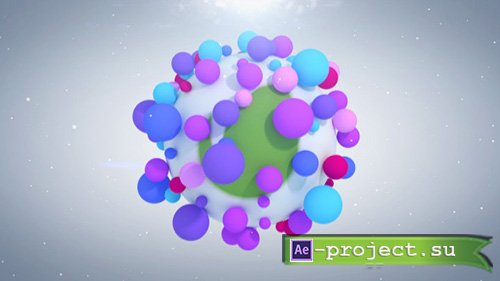 Videohive: Vibrant Particles Logo Reveal - Project for After Effects 
