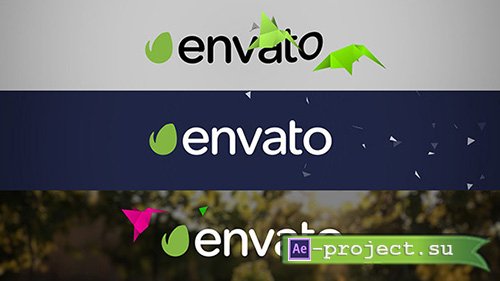 Videohive: Flat Bird Quick Logo Reveal - Project for After Effects 