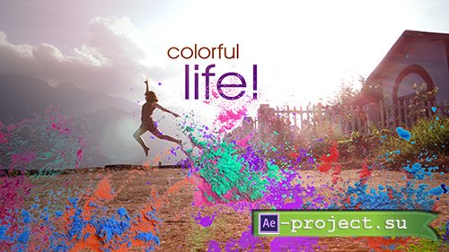pond5: A Colorful Splash Of Life Opener - After Effects Template 