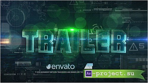Videohive: Futuristic Trailer - Project for After Effects 