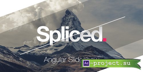 Videohive: Spliced Angular Slideshow - Project for After Effects 