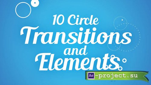 Videohive: Circle Transitions and Elements - Project for After Effects 