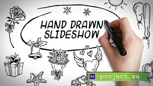 Videohive: Hand Drawn Slideshow - Project for After Effects 