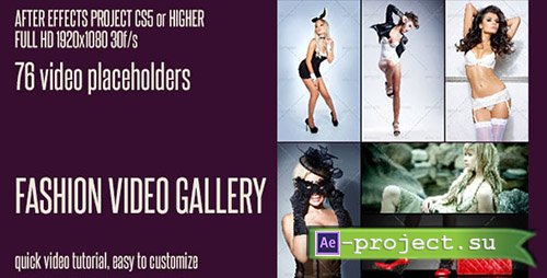 Videohive: Fashion Video Gallery - Project for After Effects
